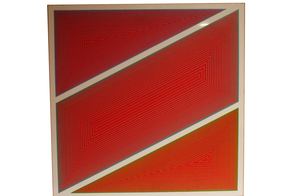 Richard Anuszkiewicz 1968 Limited Edition Artist's Proof Serigraph on Aluminum "Zonal" and 1977 "Anuszkiewicz" Book