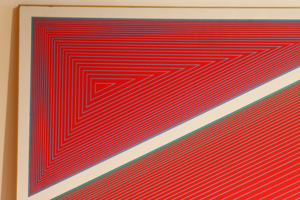 Richard Anuszkiewicz 1968 Limited Edition Artist's Proof Serigraph on Aluminum "Zonal" and 1977 "Anuszkiewicz" Book
