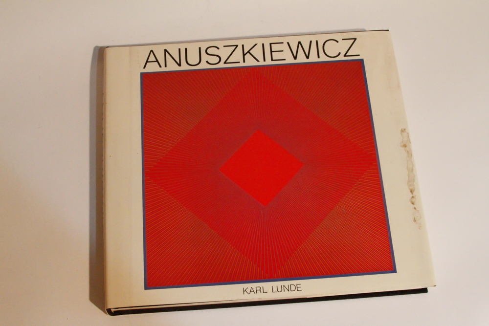 Richard Anuszkiewicz 1968 Limited Edition Artist's Proof Serigraph on Aluminum "Zonal" and 1977 "Anuszkiewicz" Book