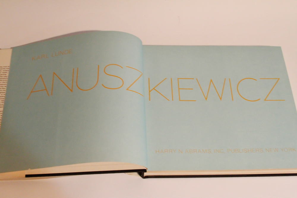 Richard Anuszkiewicz 1968 Limited Edition Artist's Proof Serigraph on Aluminum "Zonal" and 1977 "Anuszkiewicz" Book