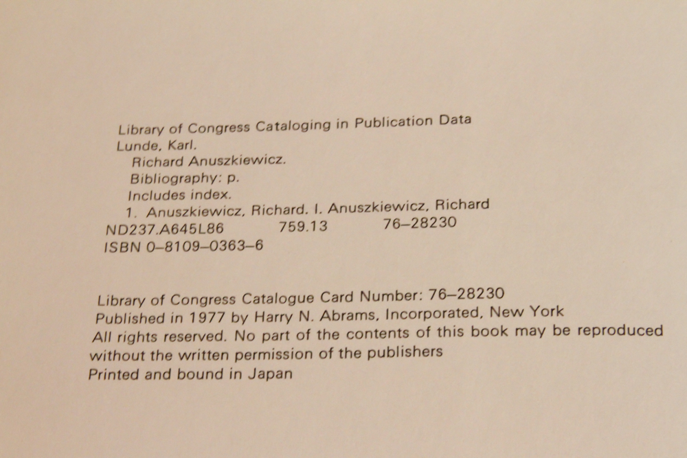 Richard Anuszkiewicz 1968 Limited Edition Artist's Proof Serigraph on Aluminum "Zonal" and 1977 "Anuszkiewicz" Book