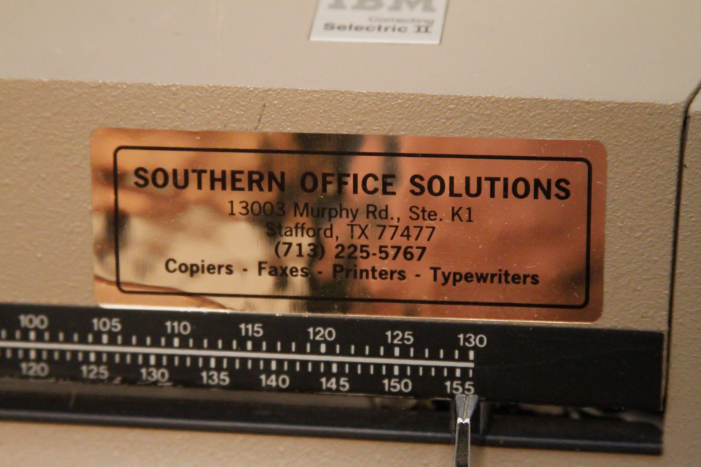 Vintage IBM Typewriter