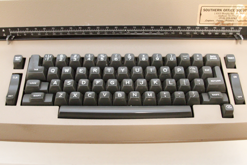 Vintage IBM Typewriter