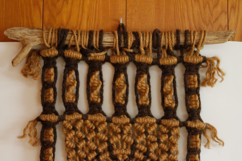 Textile Wall Decor Including Macramé