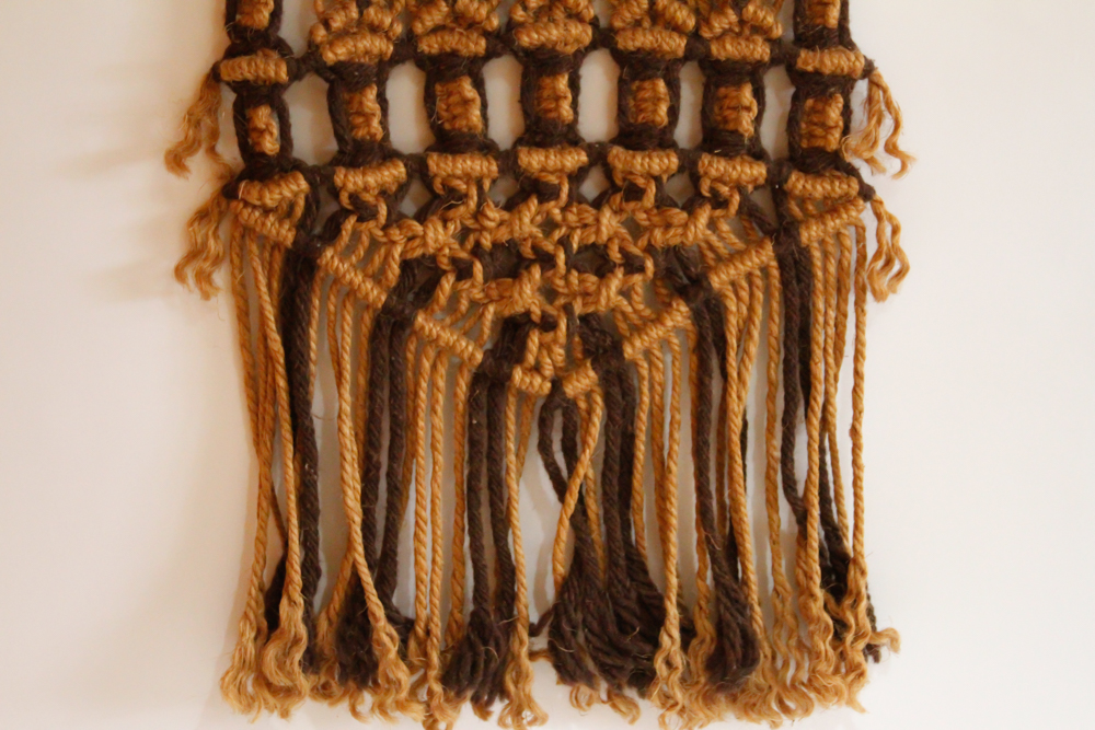 Textile Wall Decor Including Macramé