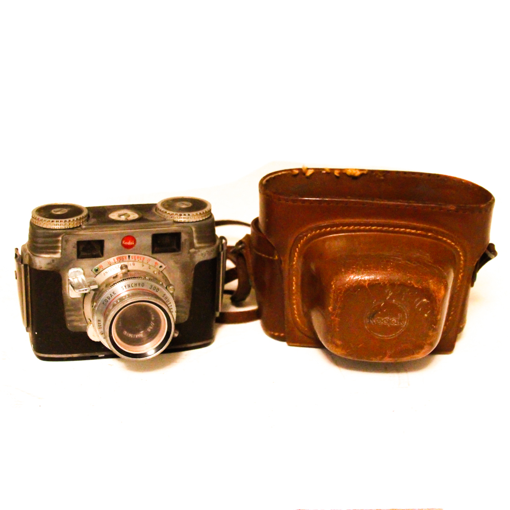 1950s Kodak Signet 35 with Synchro 300 Shutter Camera