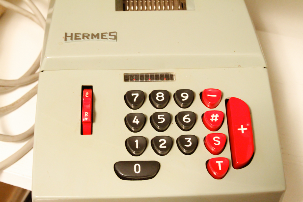 Vintage Hermès-Precisa Adding Machine