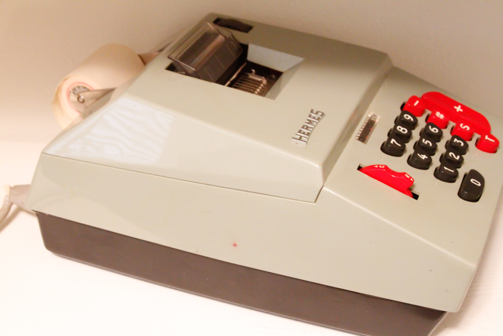 Vintage Hermès-Precisa Adding Machine