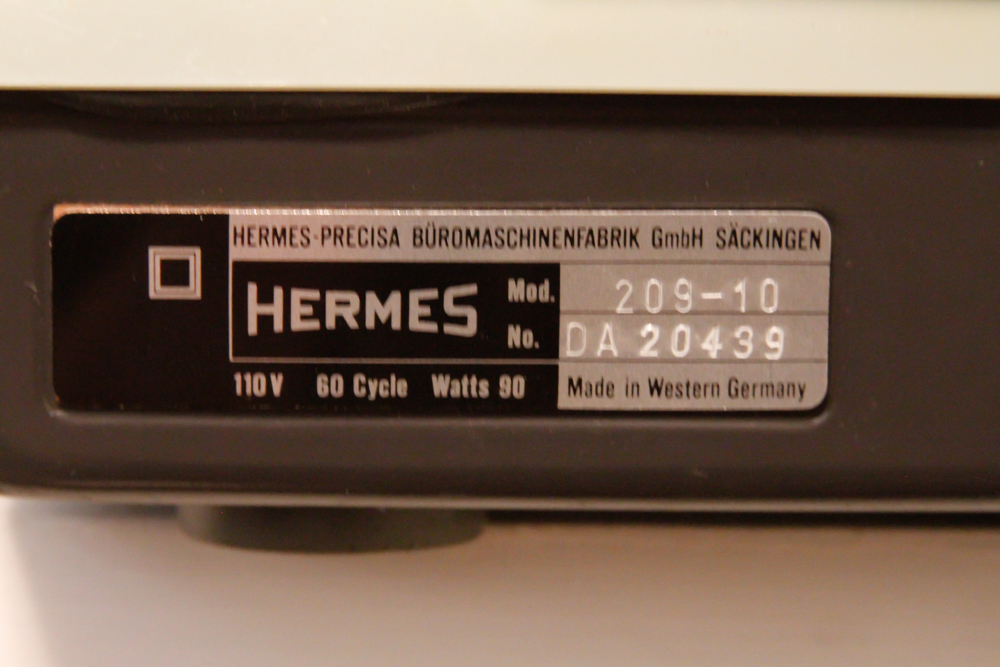 Vintage Hermès-Precisa Adding Machine