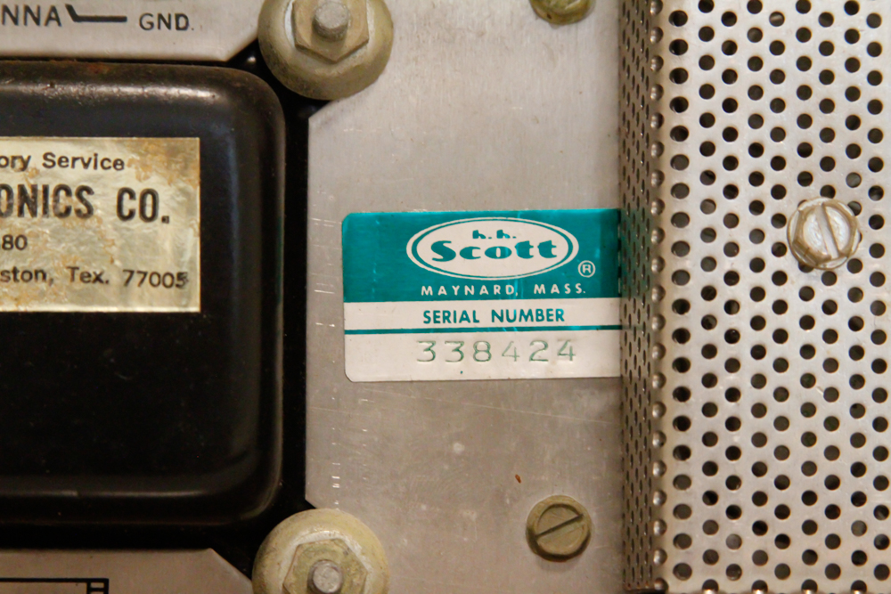 Vintage HH Scott Stereomaster Receiver