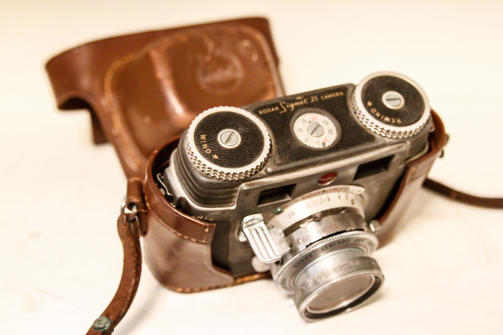 1950s Kodak Signet 35 with Synchro 300 Shutter Camera