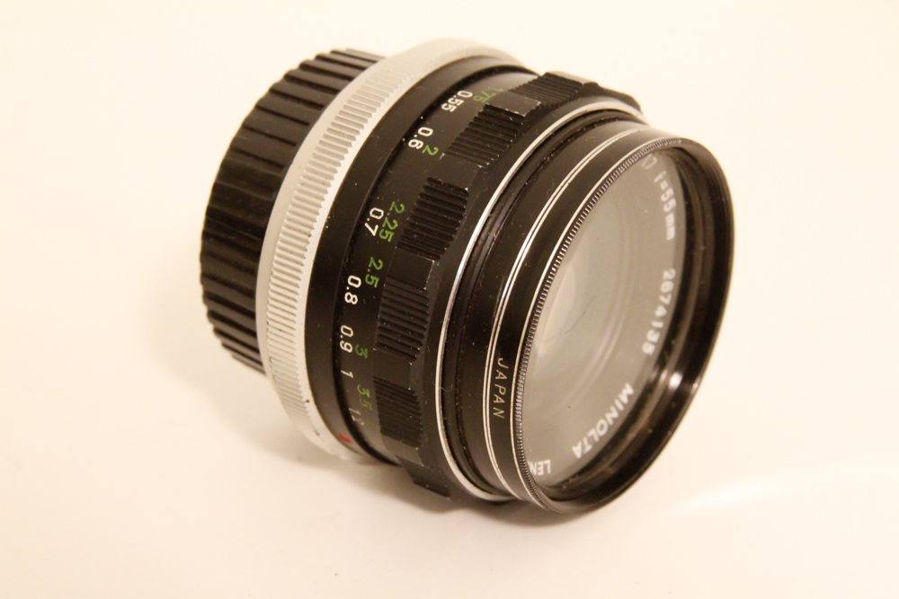 1970s Minolta XE-7 Camera, Lenses, and Accessories