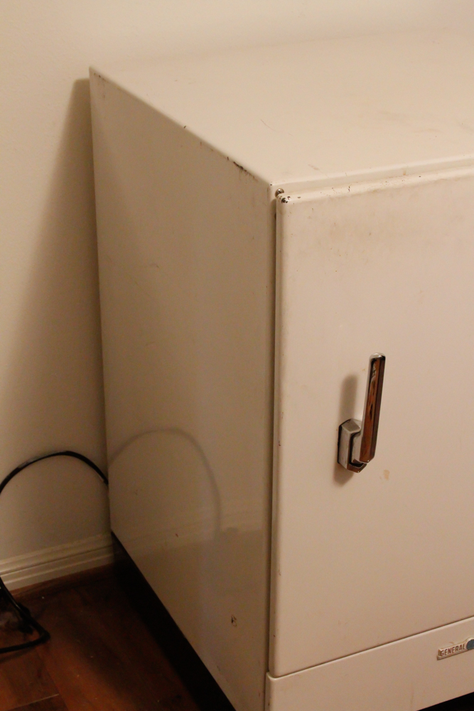 Vintage General Electric Miniature Refrigerator