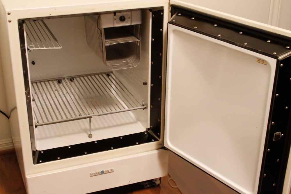 Vintage General Electric Miniature Refrigerator