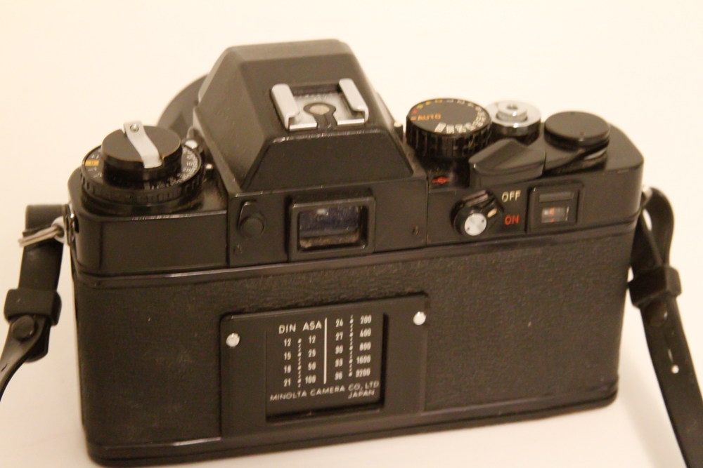 1970s Minolta XE-7 Camera, Lenses, and Accessories
