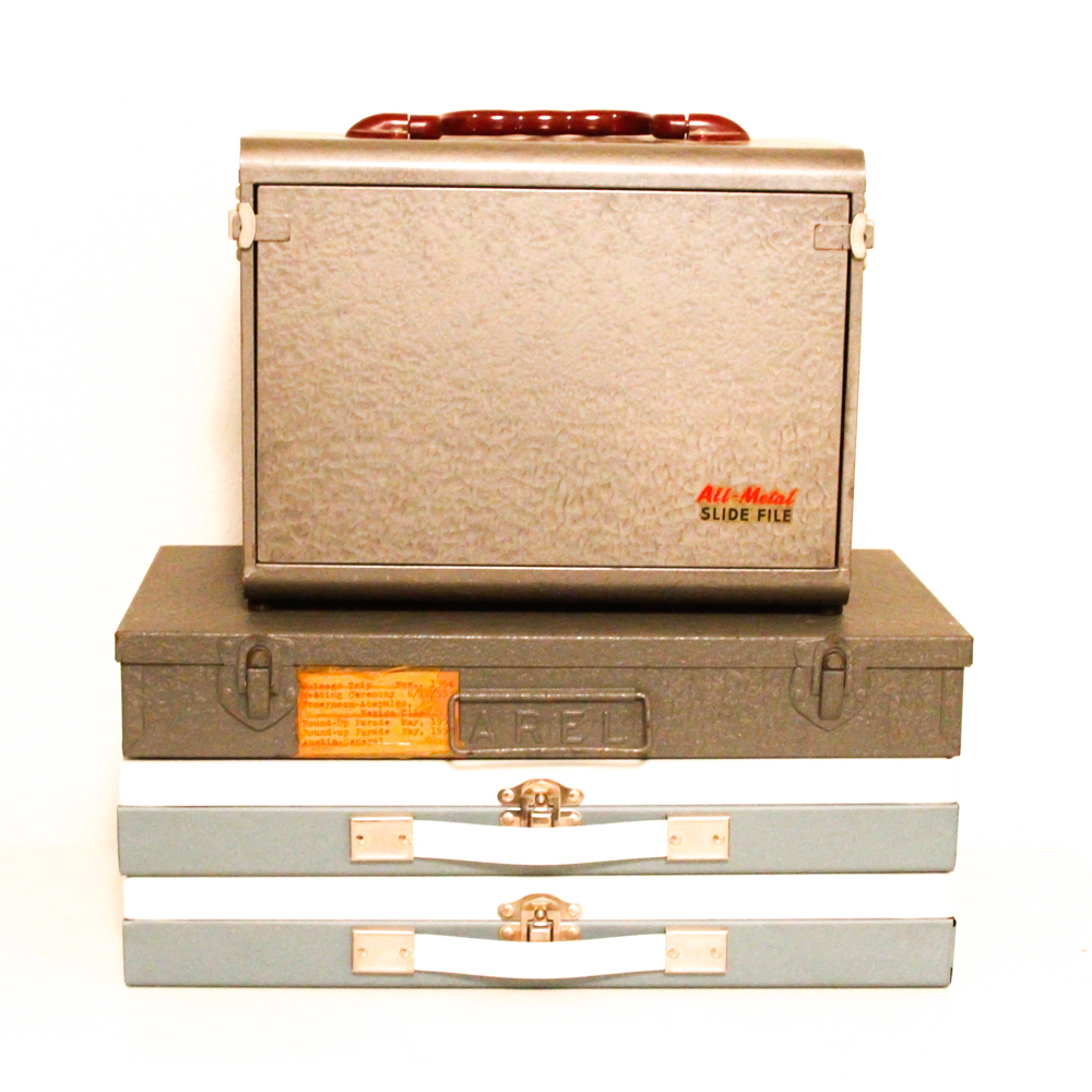 Vintage Film Slides and Cases