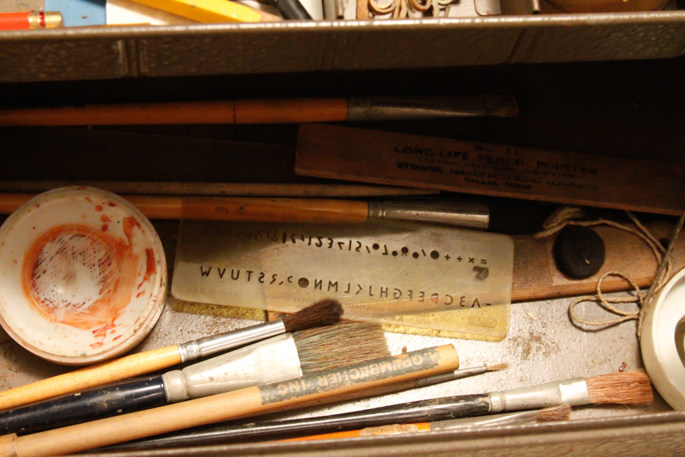 Vintage Architechtural Drawing Supplies