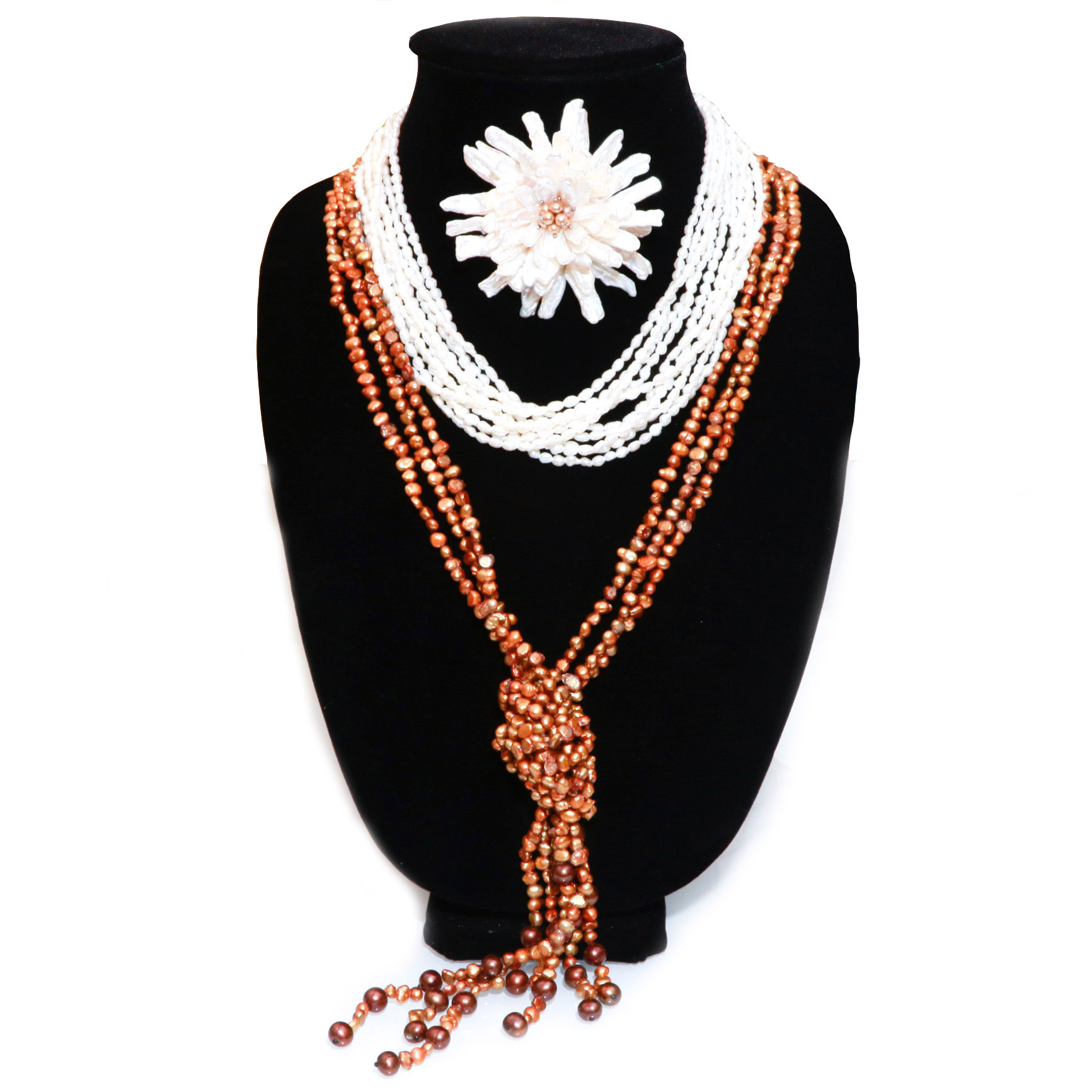 Freshwater Pearl Jewelry Assortment Inc.14K