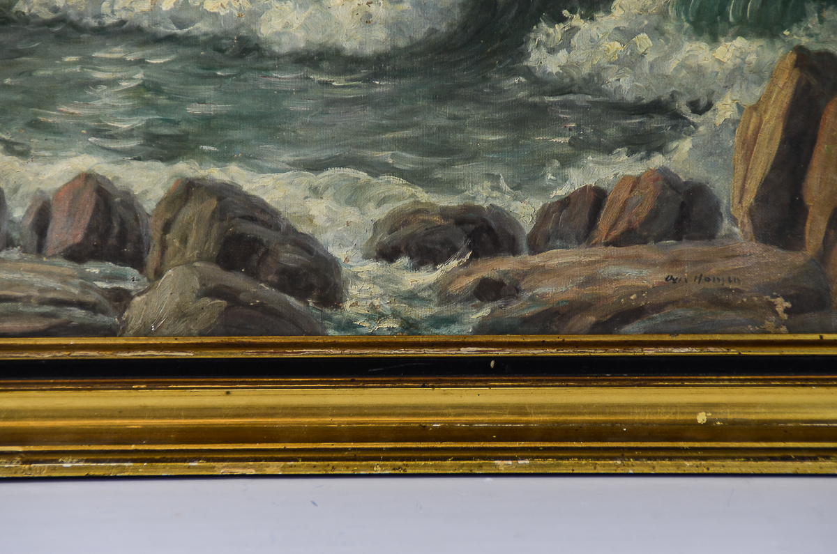 Oil Painting on Canvas "Breaking Waves"