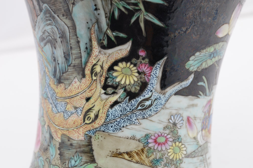 Chinese Late Qing Dynasty Shende Tang Porcelain Vase