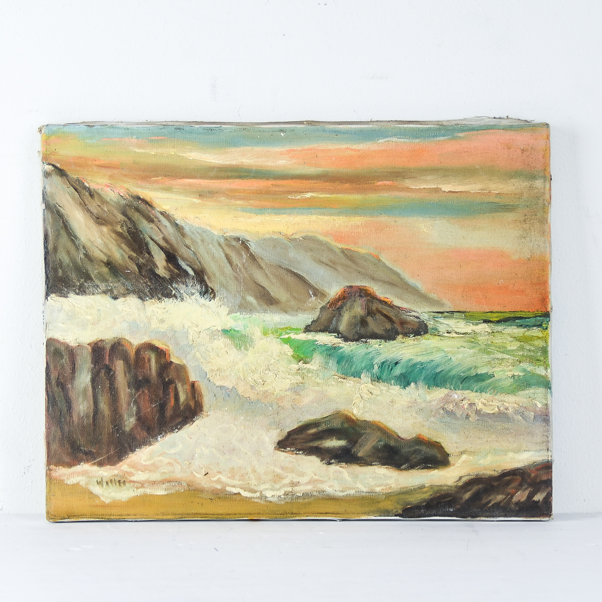 Waller Oil Painting on Canvas "Pacific Sunset"