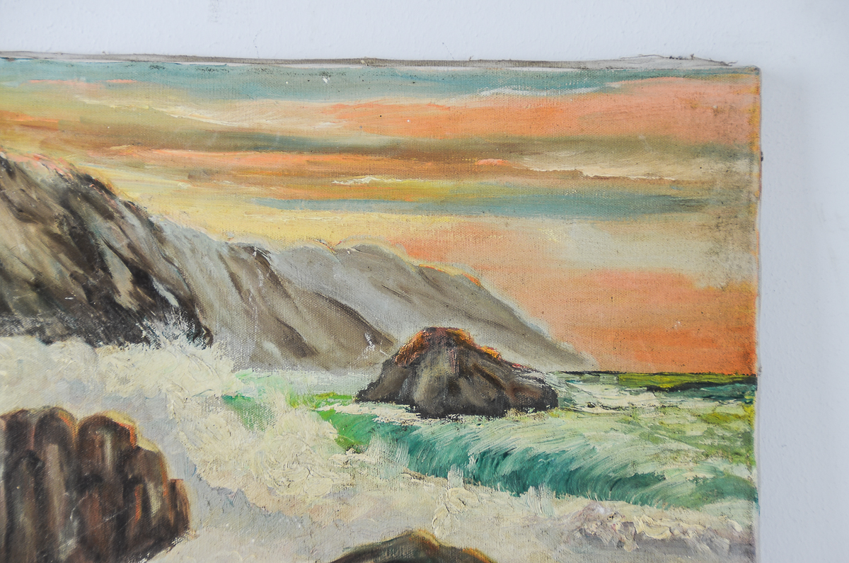 Waller Oil Painting on Canvas "Pacific Sunset"