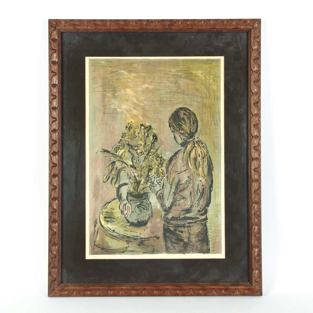 Greta Schreyer Lithograph Print on Paper