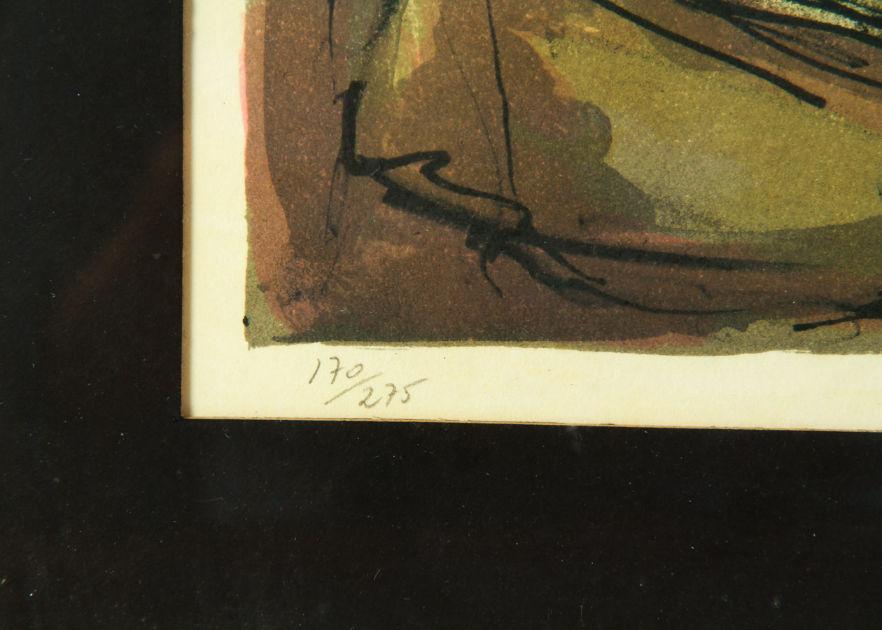 Greta Schreyer Lithograph Print on Paper