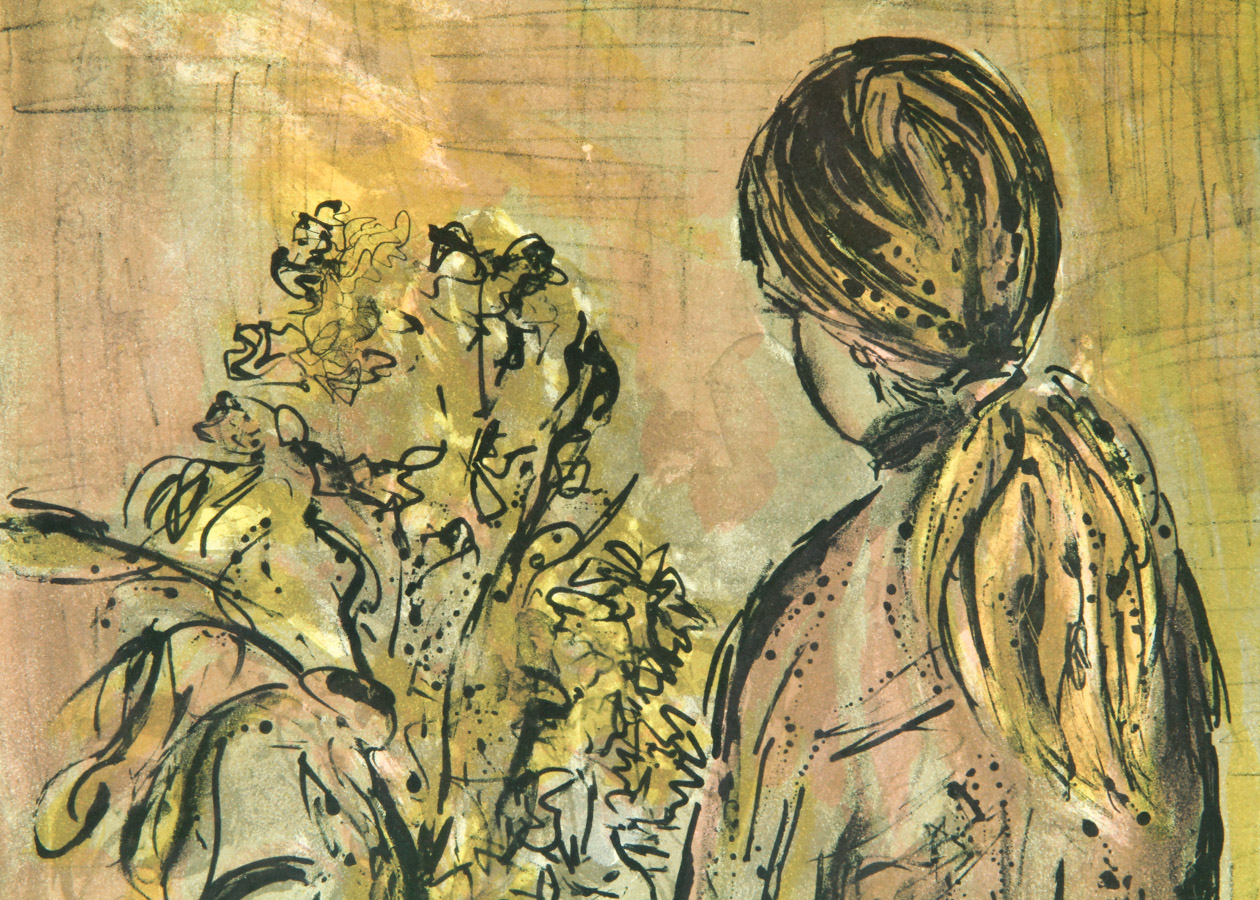 Greta Schreyer Lithograph Print on Paper