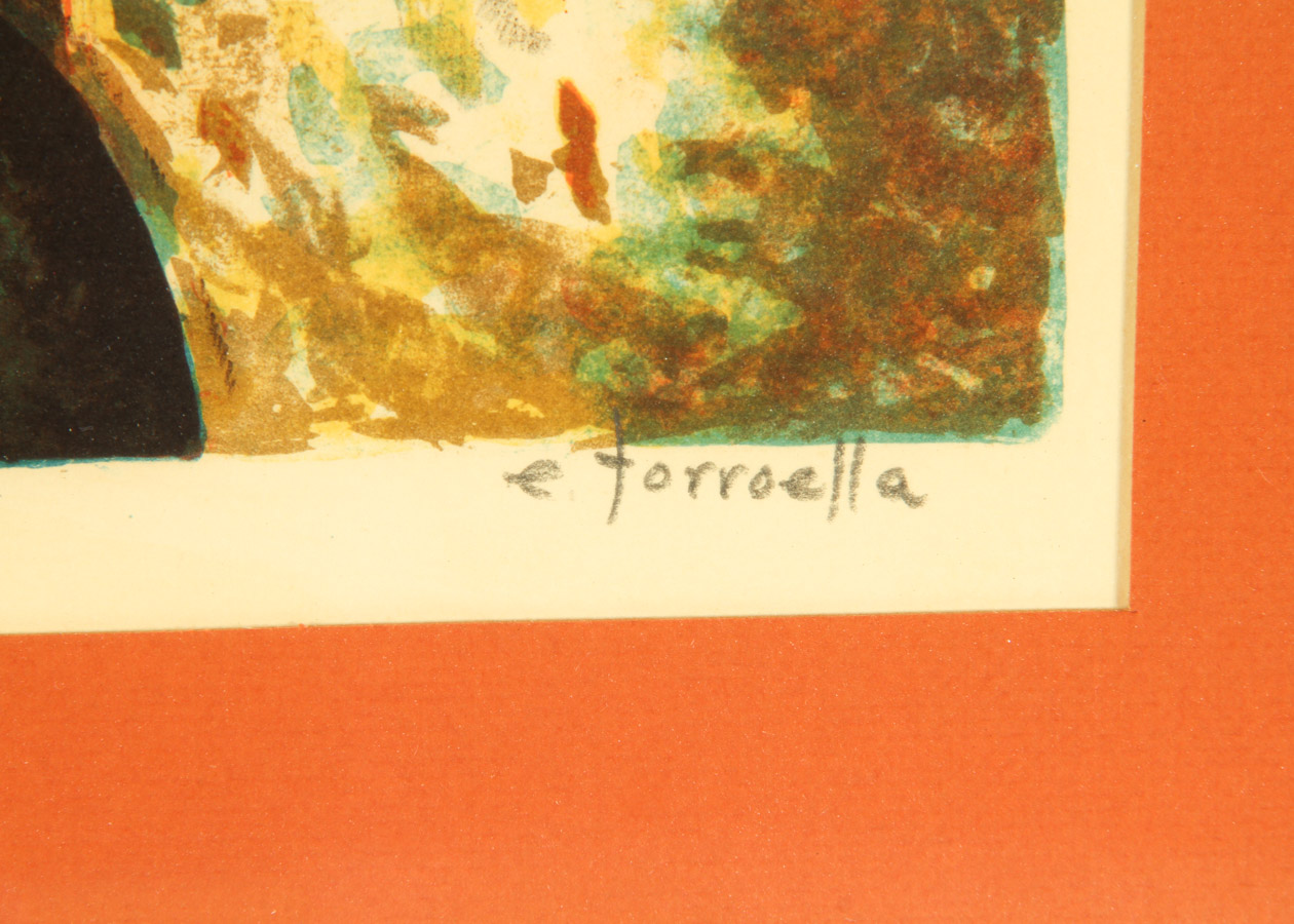 Ezequiel Torroella Lithograph Print on Paper