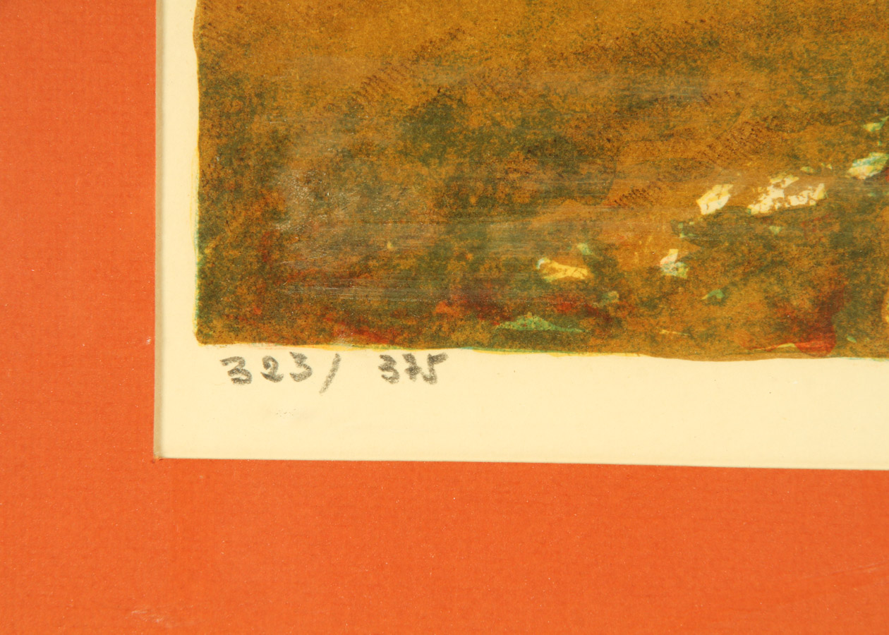 Ezequiel Torroella Lithograph Print on Paper