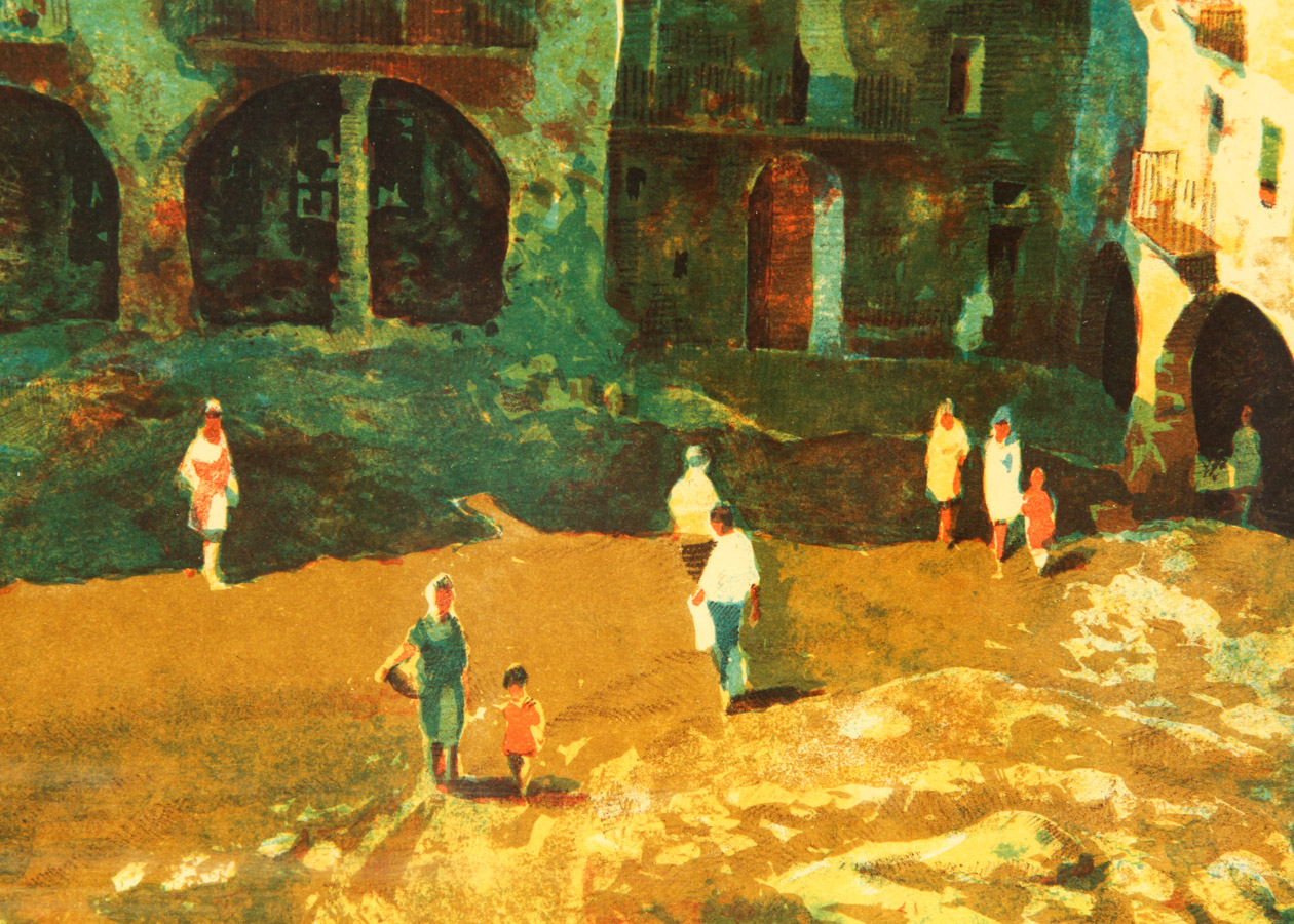 Ezequiel Torroella Lithograph Print on Paper