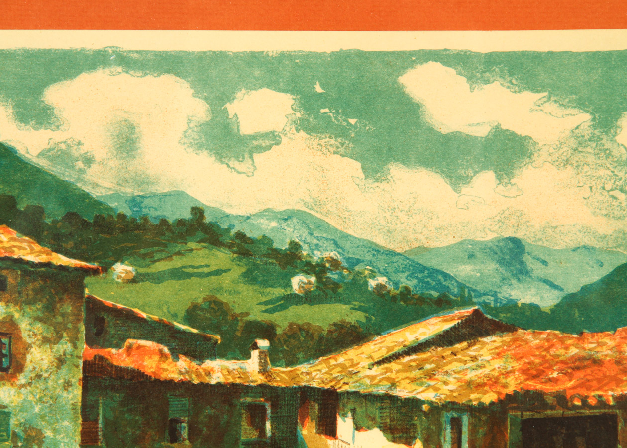 Ezequiel Torroella Lithograph Print on Paper