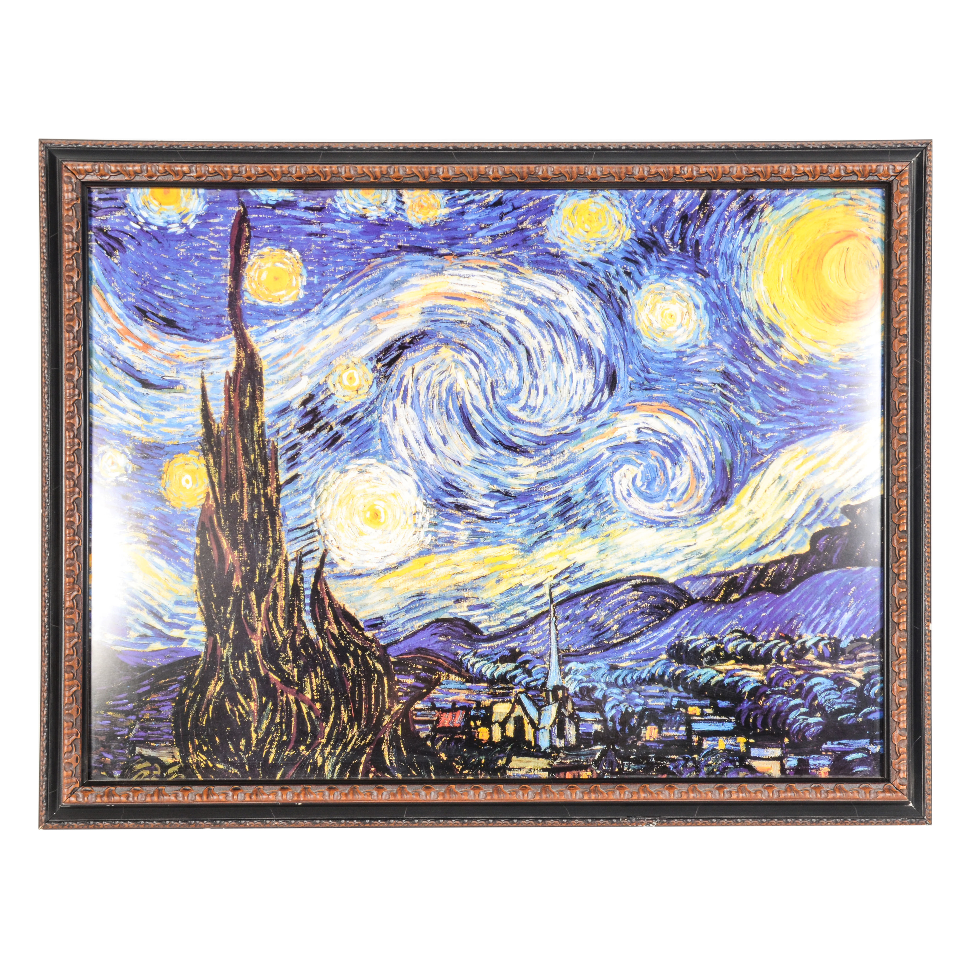 After Vincent Van Gogh, "Starry Night" Print
