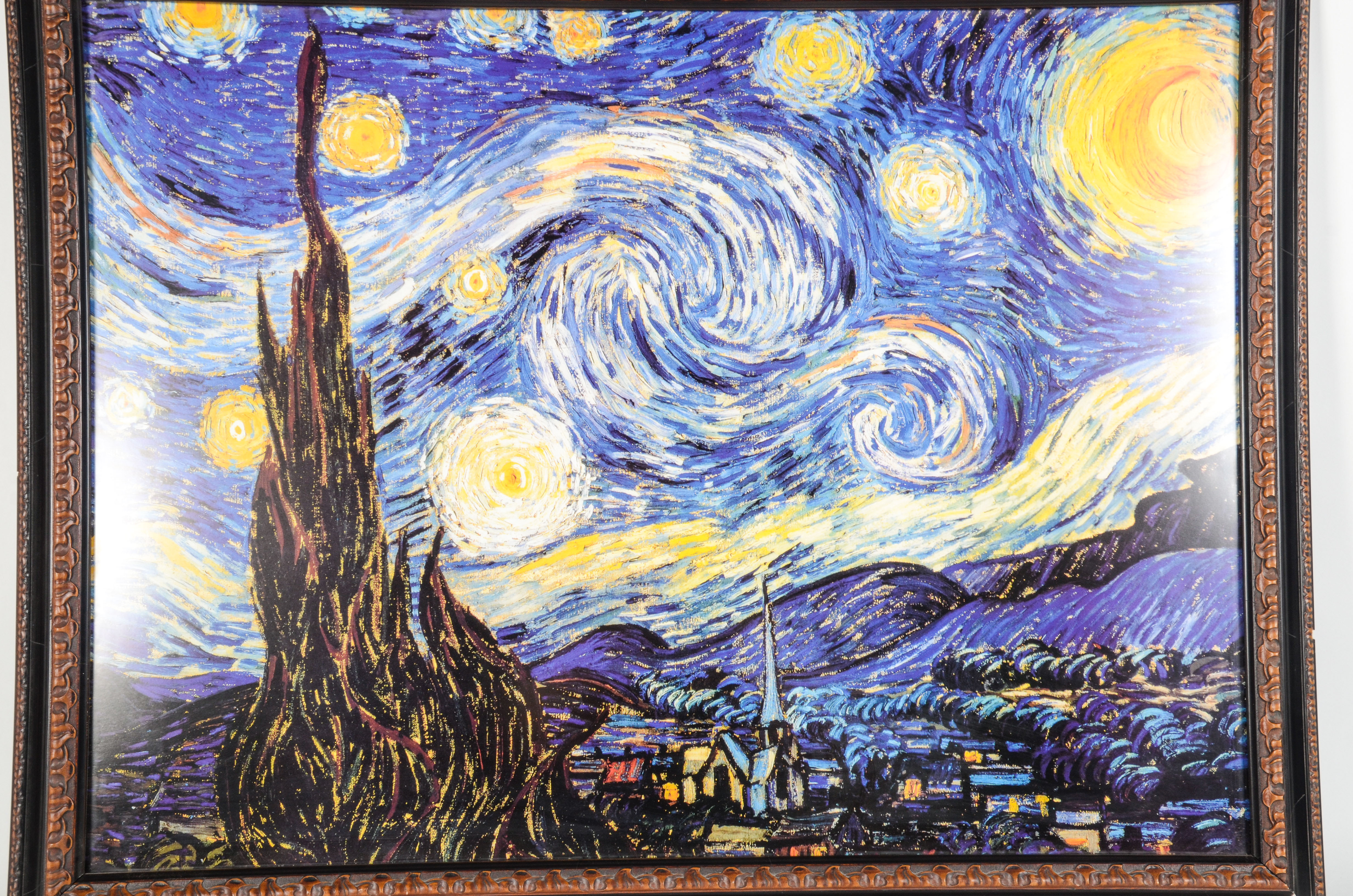 After Vincent Van Gogh, "Starry Night" Print
