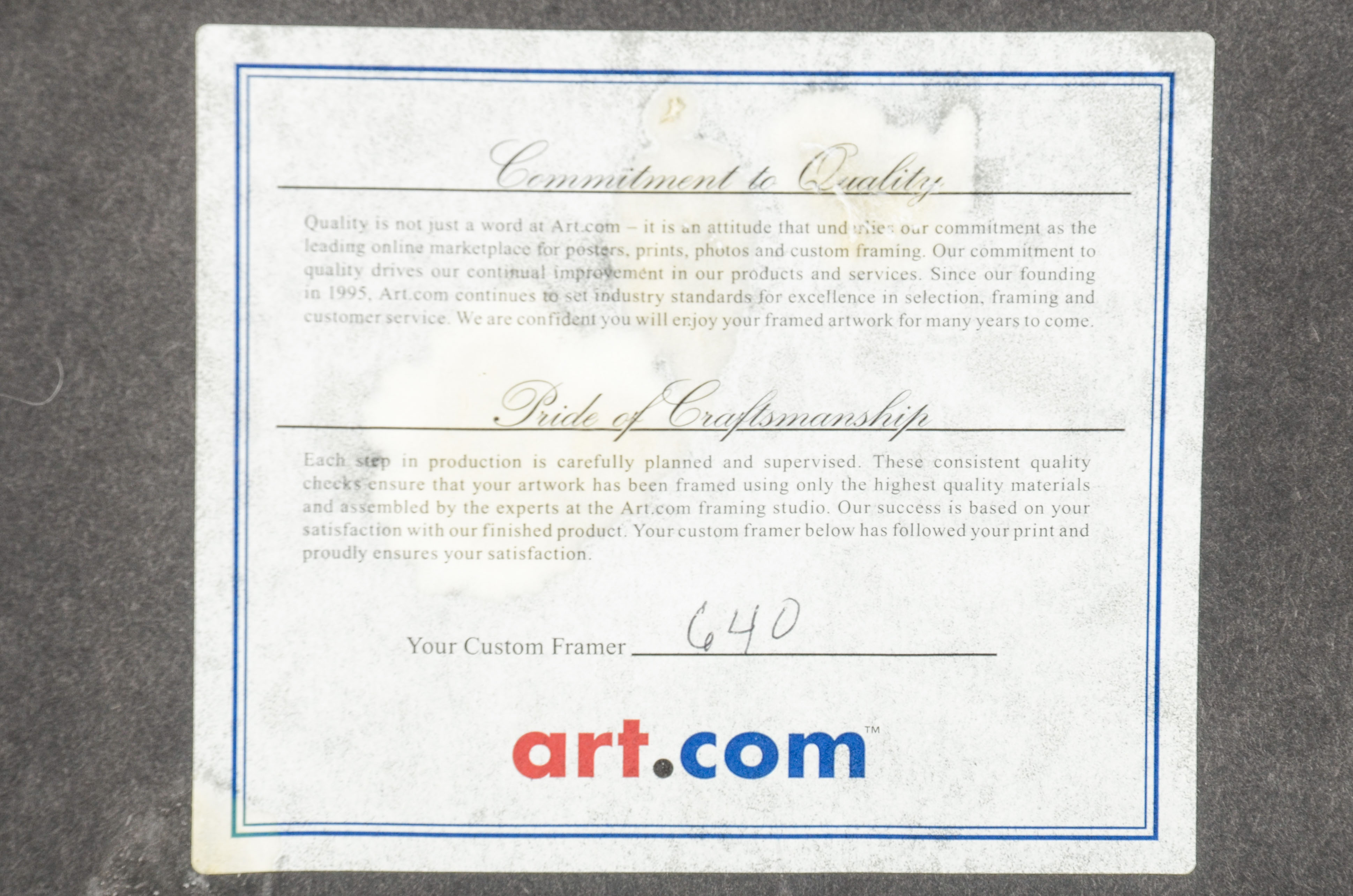 After Vincent Van Gogh, "Starry Night" Print