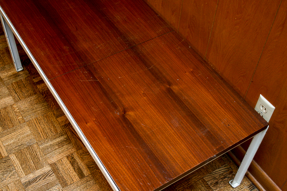 Mid Century Modern Low Console Table/ Bench