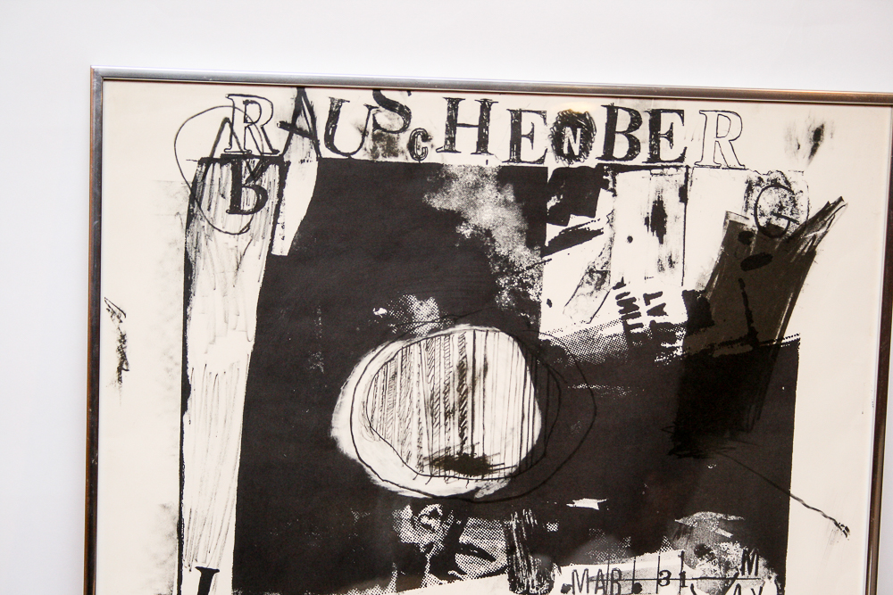 Robert Rauschenberg Signed Limited Edition Serigraph "Jewish Museum"