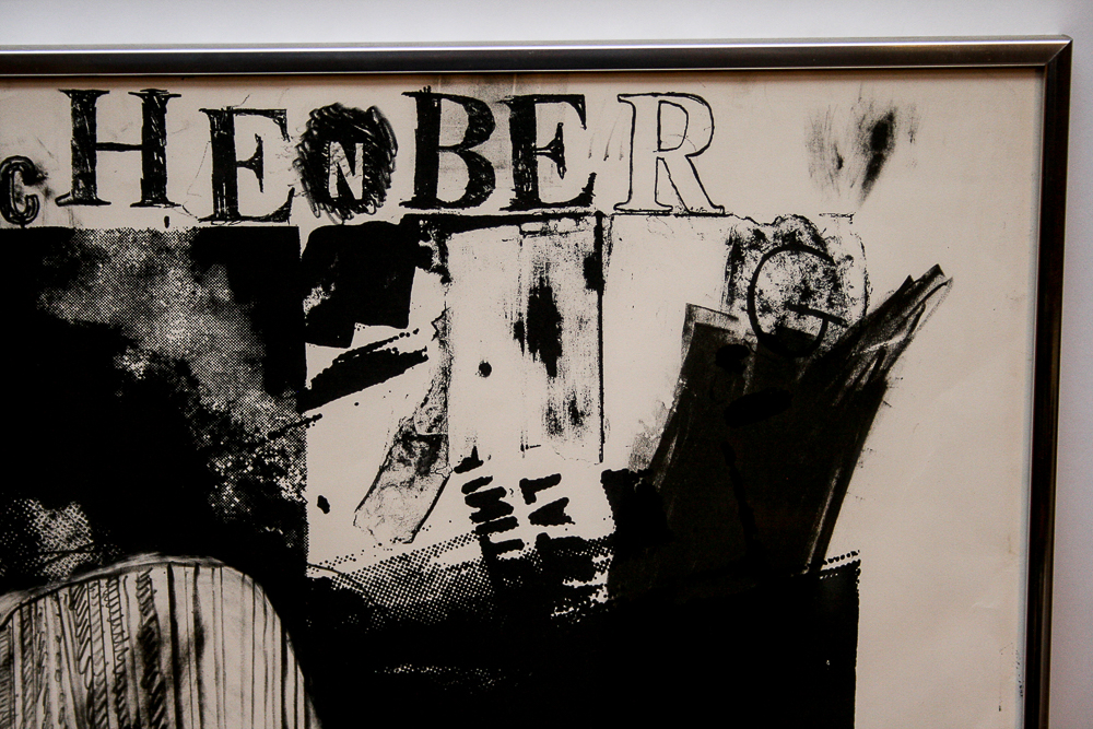 Robert Rauschenberg Signed Limited Edition Serigraph "Jewish Museum"