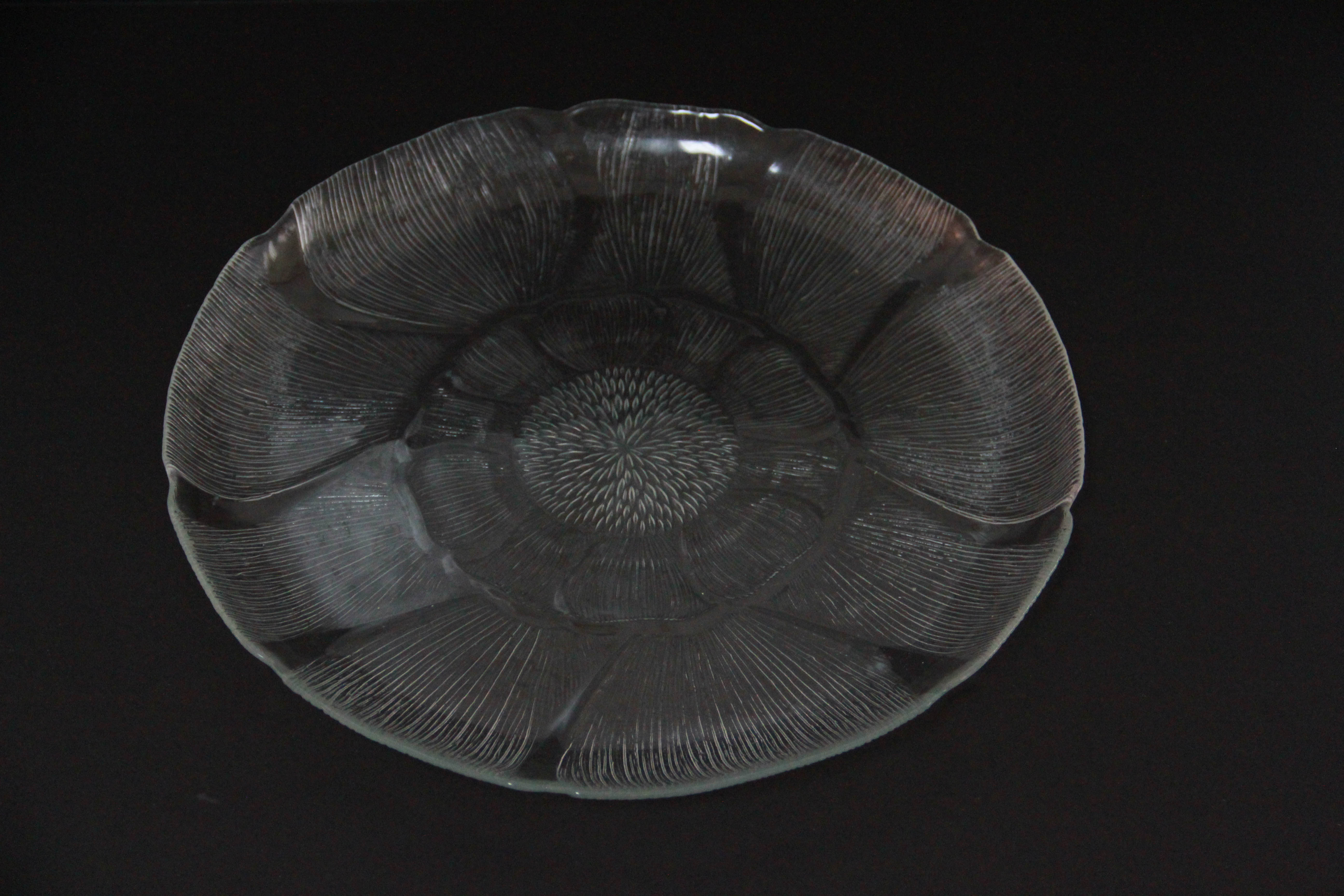 Glass Appetizer Serving Trays and Bowls