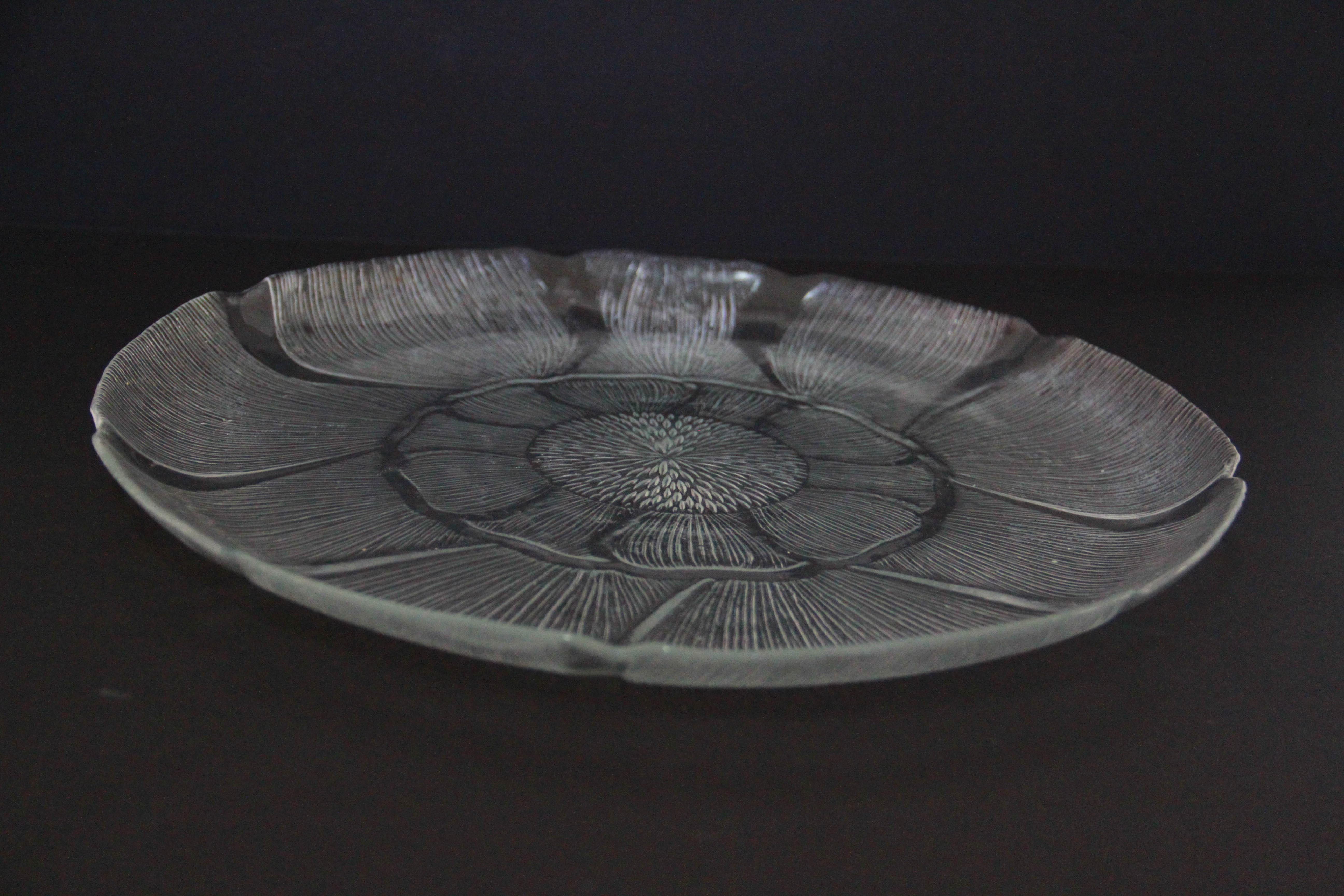 Glass Appetizer Serving Trays and Bowls