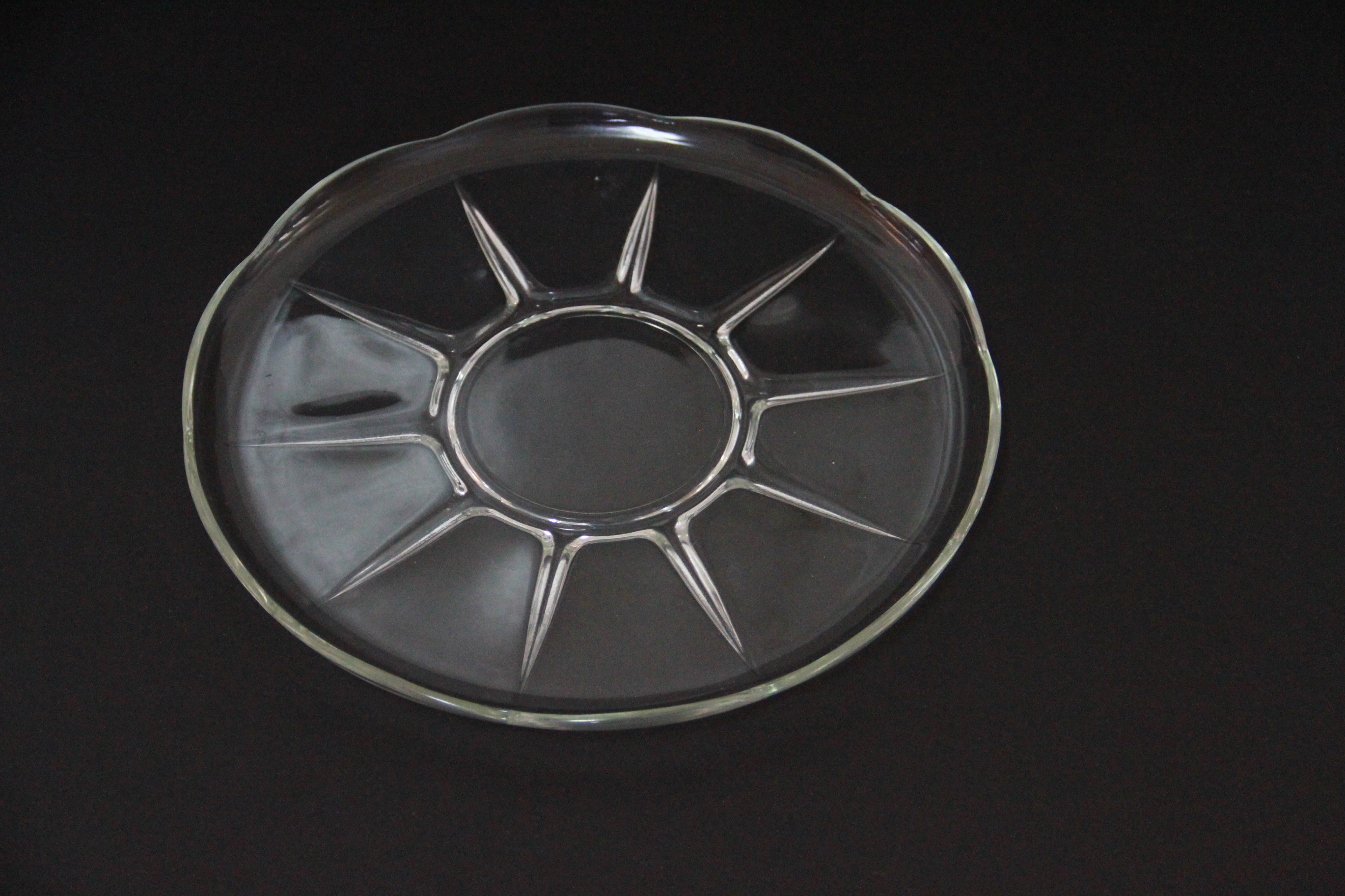 Glass Appetizer Serving Trays and Bowls