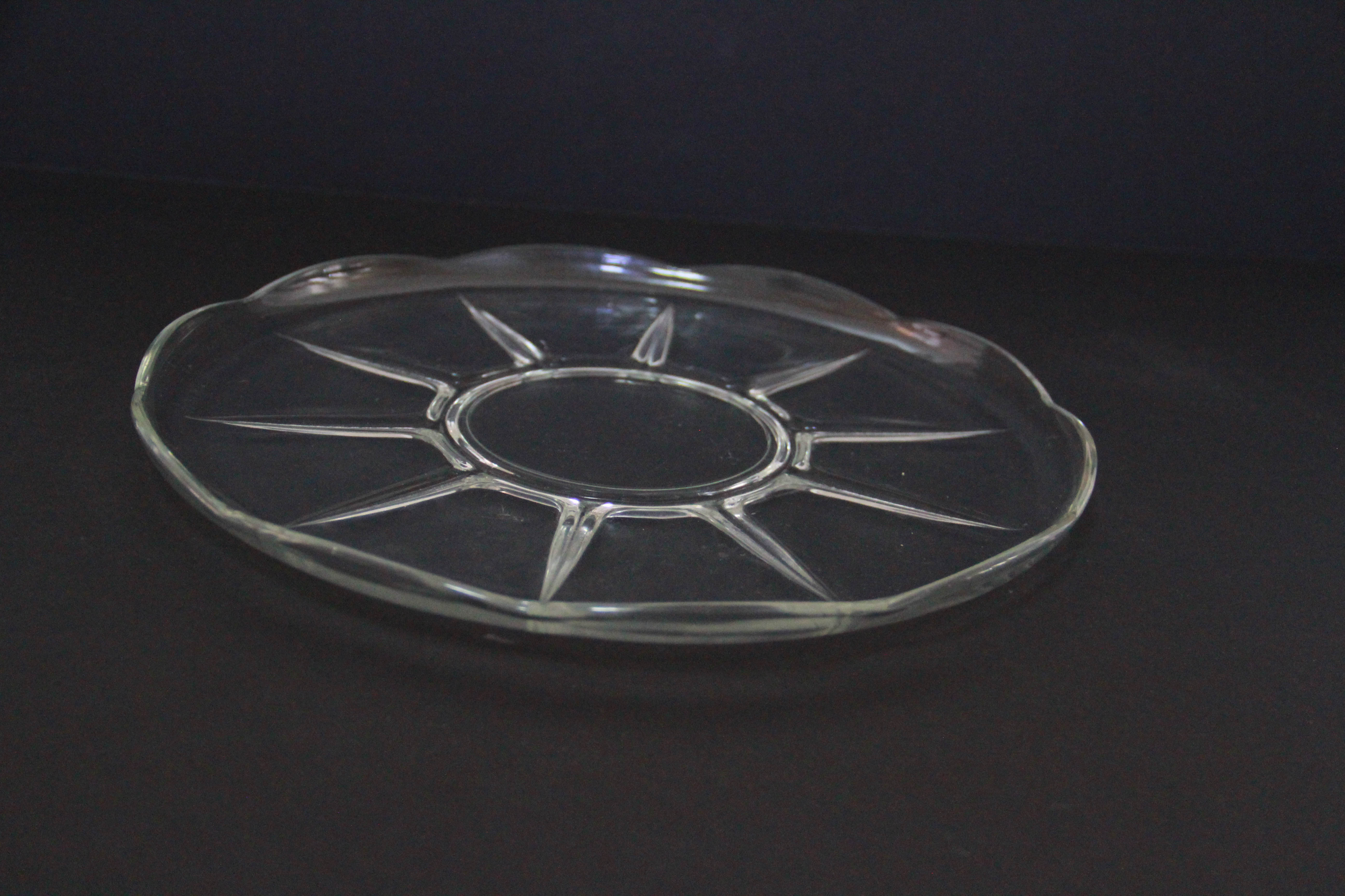 Glass Appetizer Serving Trays and Bowls