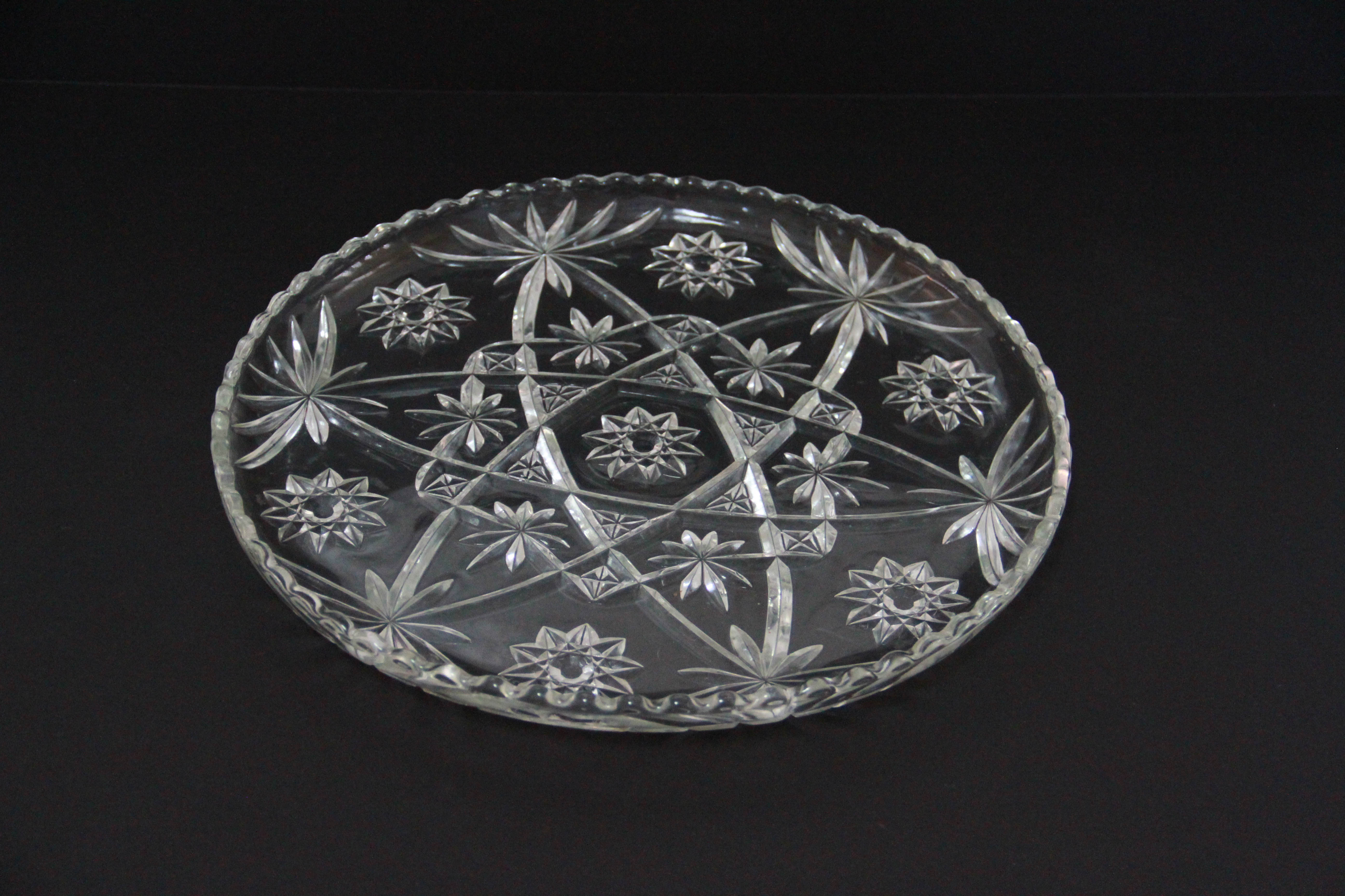 Glass Appetizer Serving Trays and Bowls