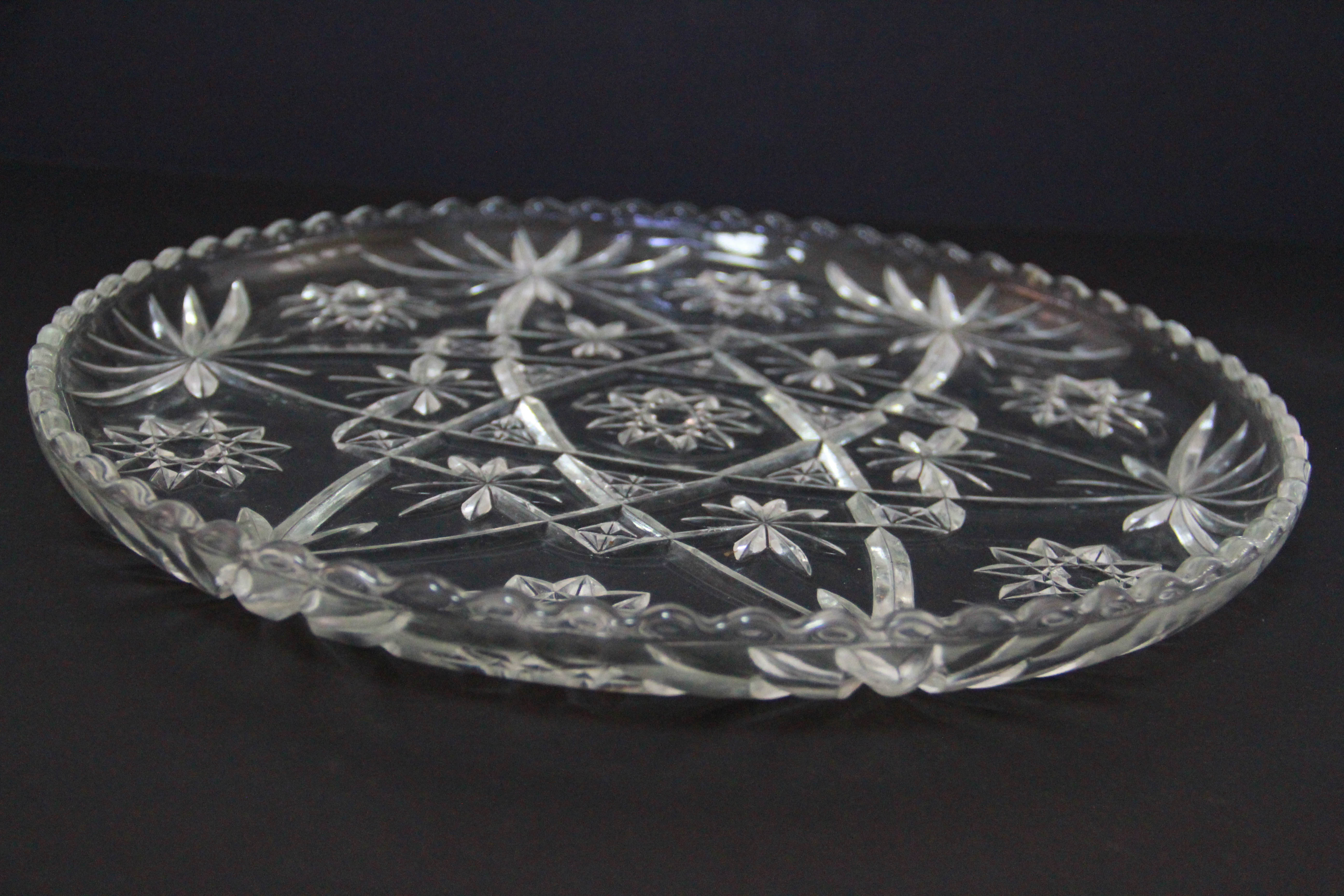 Glass Appetizer Serving Trays and Bowls