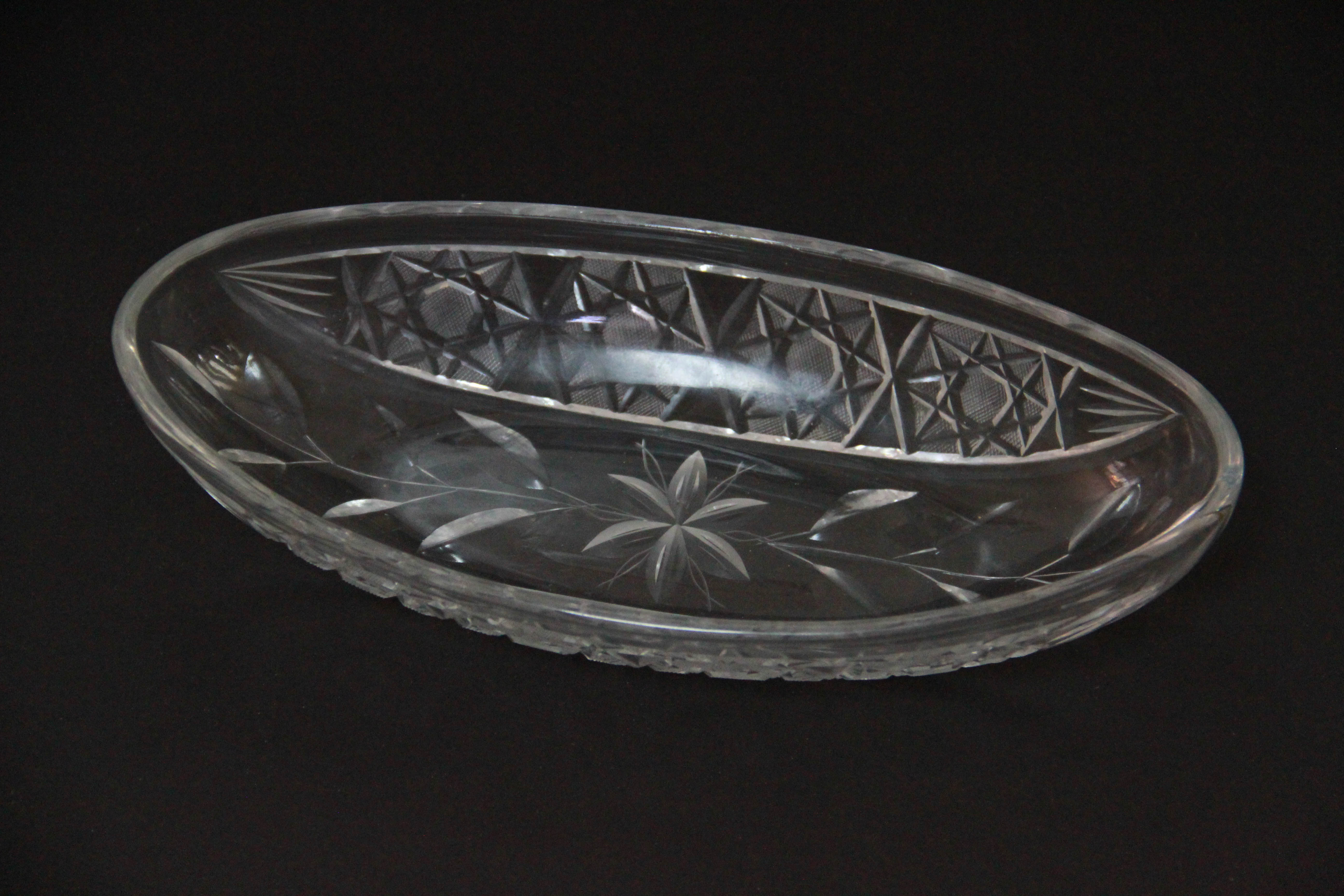 Glass Appetizer Serving Trays and Bowls