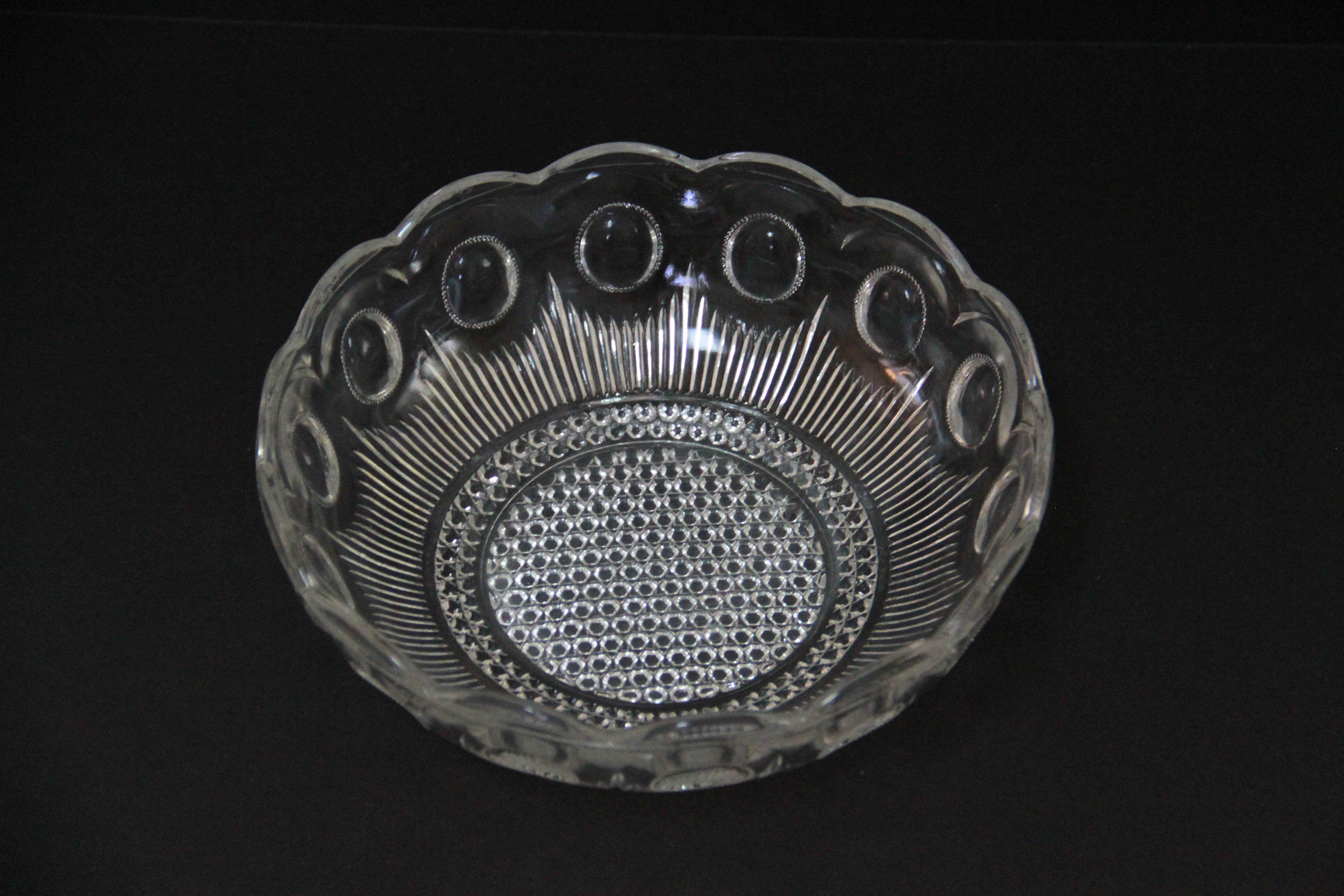 Glass Appetizer Serving Trays and Bowls