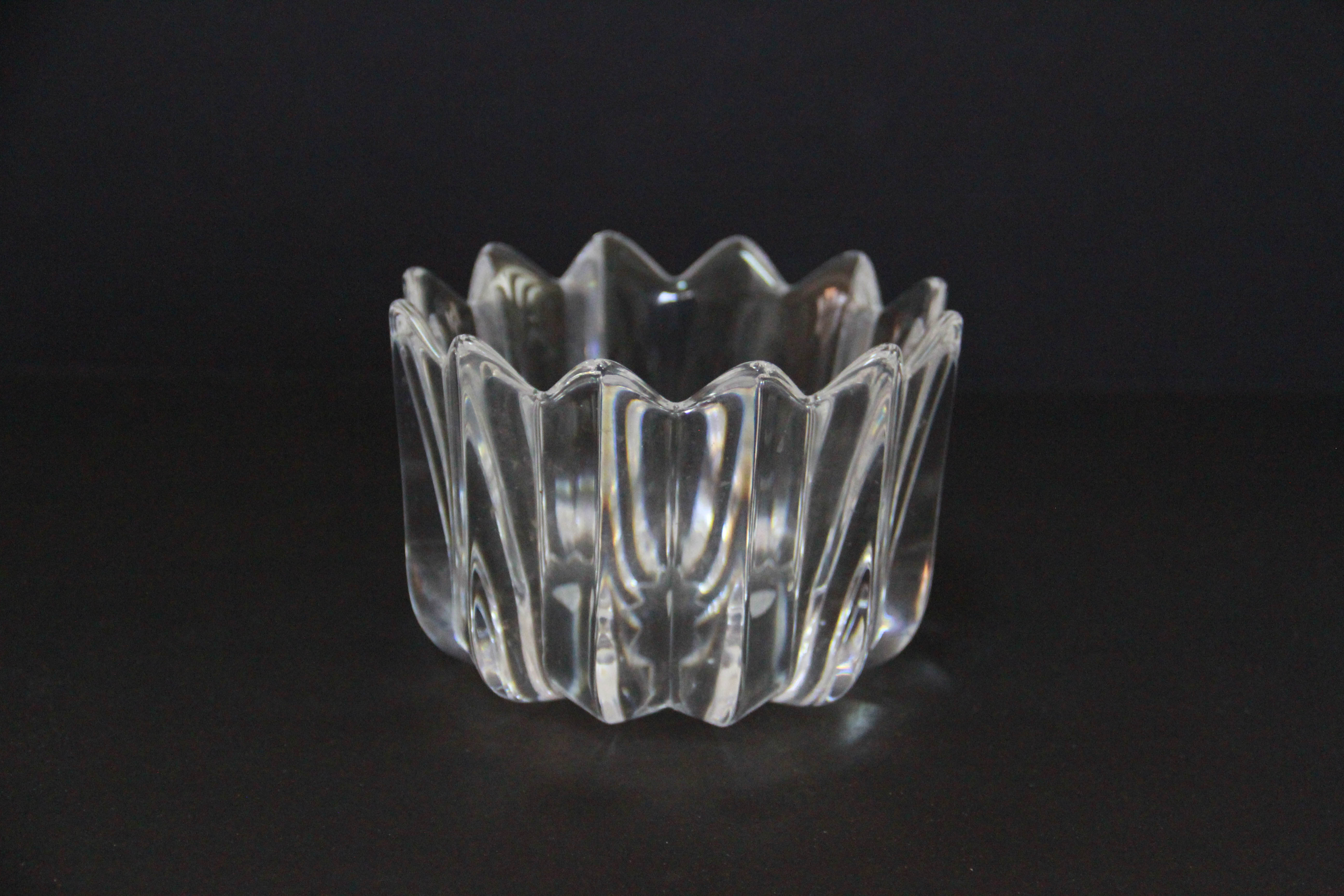Orrefors and Val St. Lambert Crystal Bowls