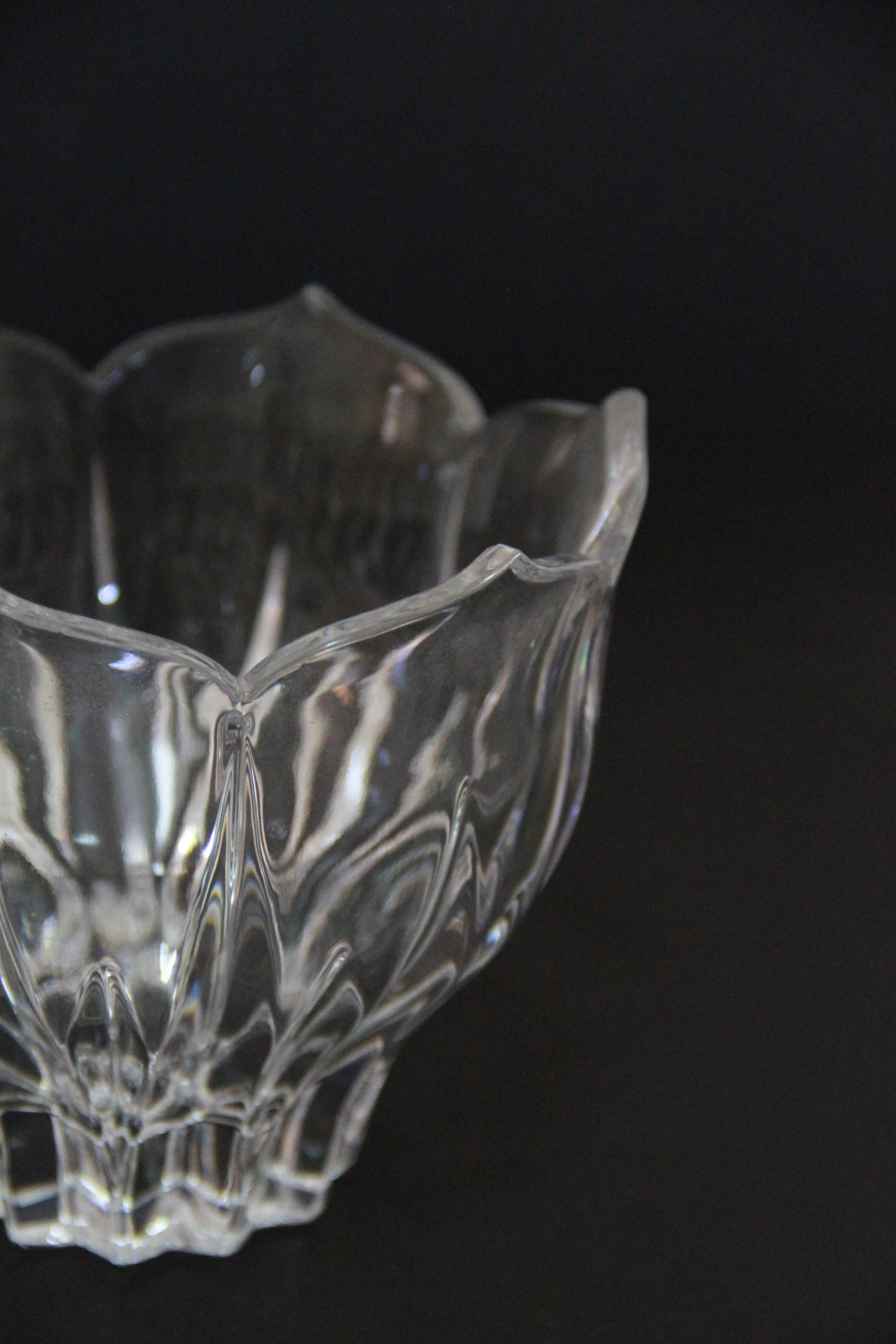 Crystal Decanter, Jar, Bell and Candlestick