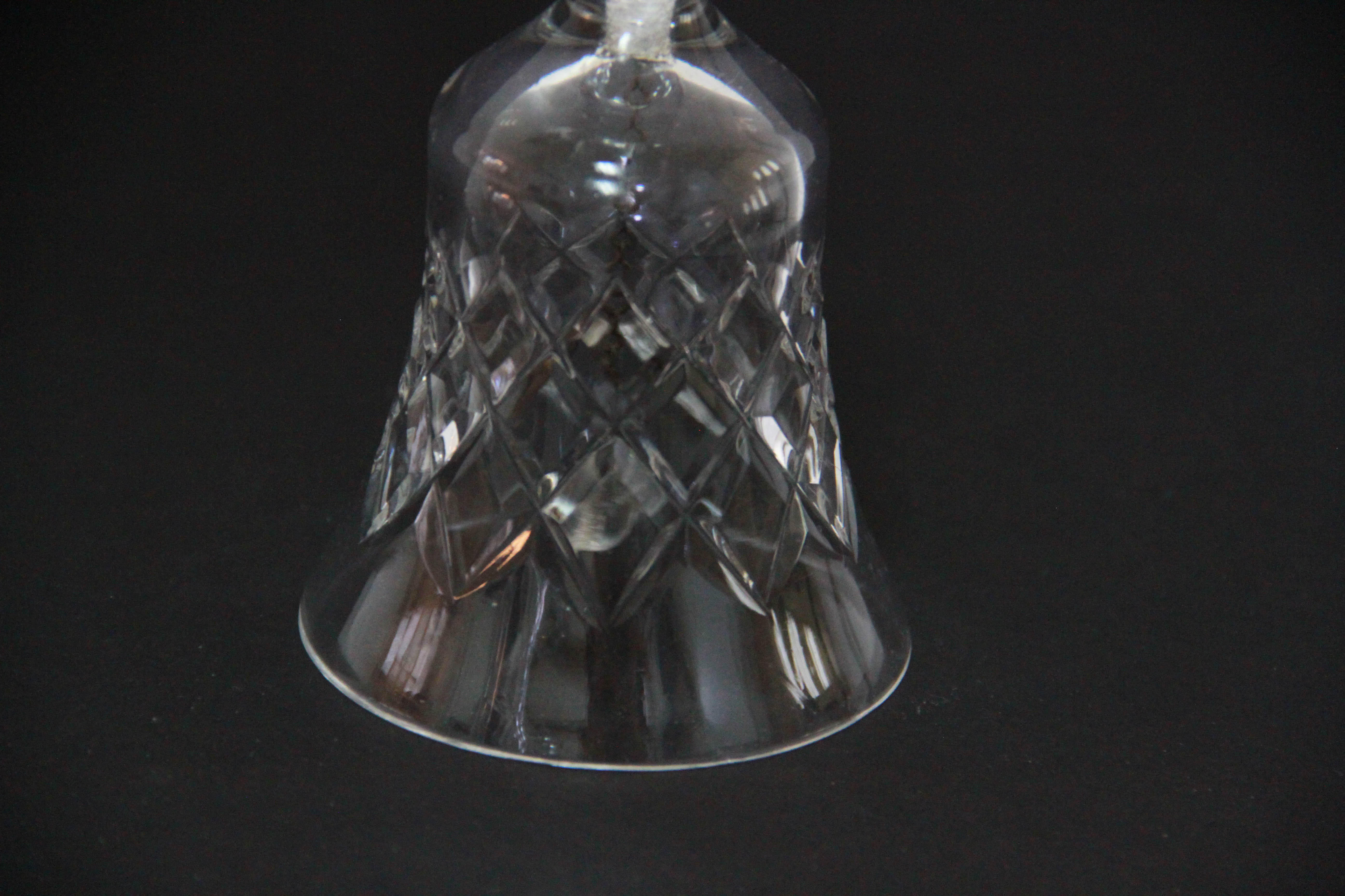 Crystal Decanter, Jar, Bell and Candlestick
